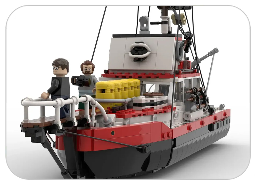 Jaws lego boat new arrivals